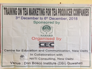 Business Planning and Operations Management  for small tea growers  in Guwahati.